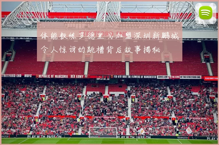 体能教练罗德里戈加盟深圳新鹏城令人惊讶的跳槽背后故事揭秘